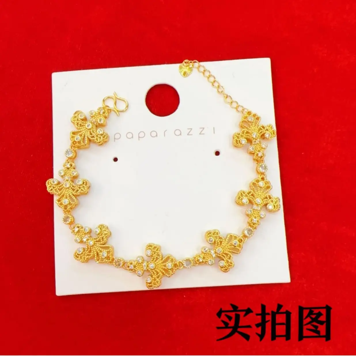 Gold Ancient Iris Flower Bracelet for Women - Image 2
