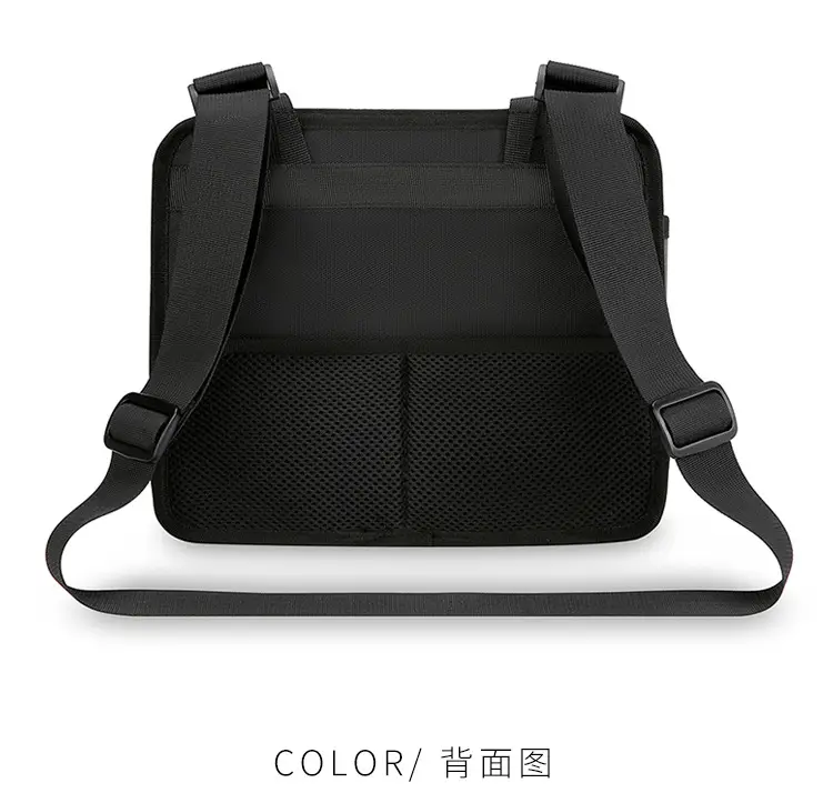 Tactical Black Chest Bag for Men Outdoor Travel Sports — feature 32