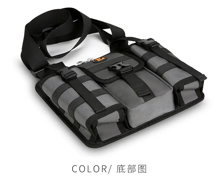 Tactical Black Chest Bag for Men Outdoor Travel Sports — feature 33
