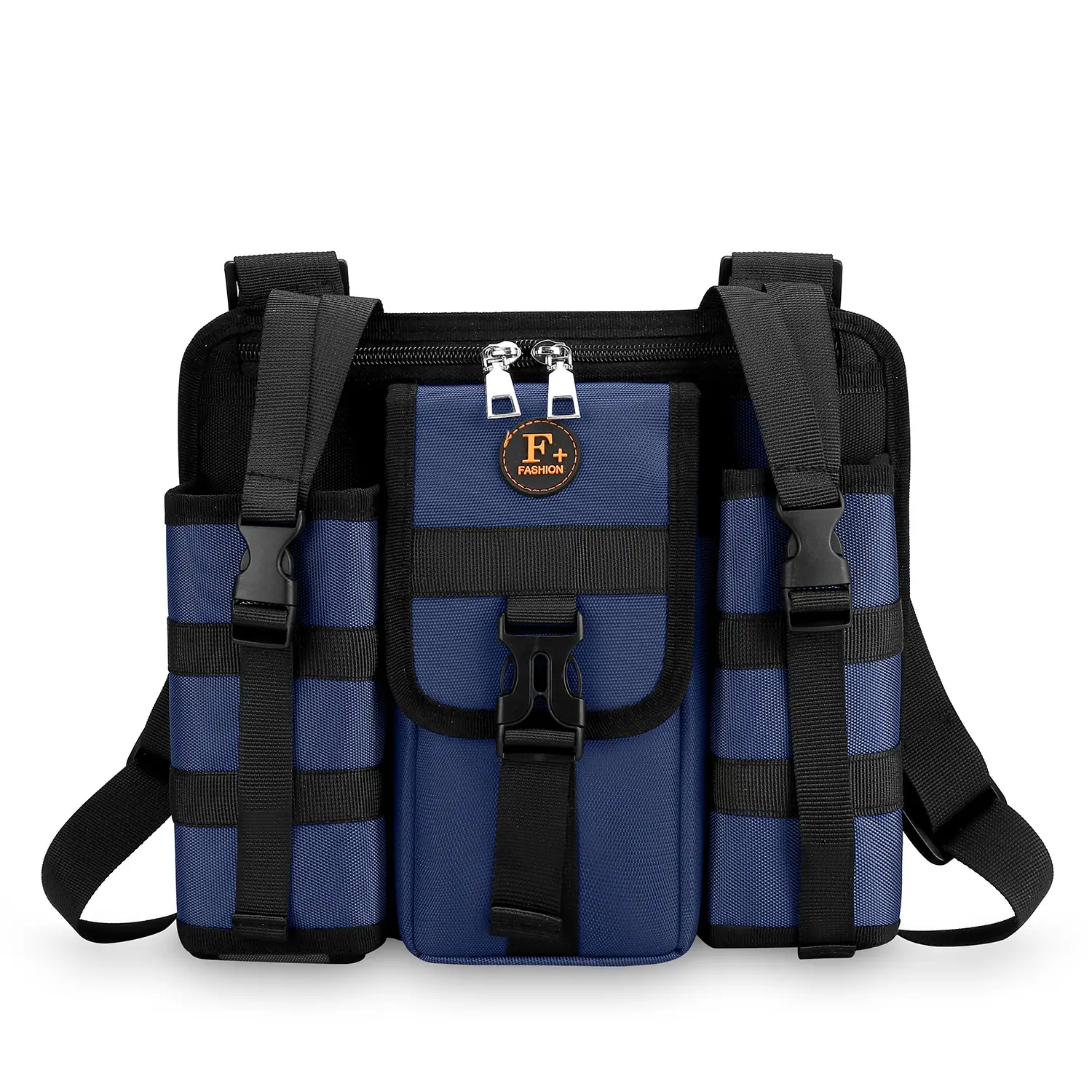 Tactical Black Chest Bag for Men Outdoor Travel Sports - Image 4