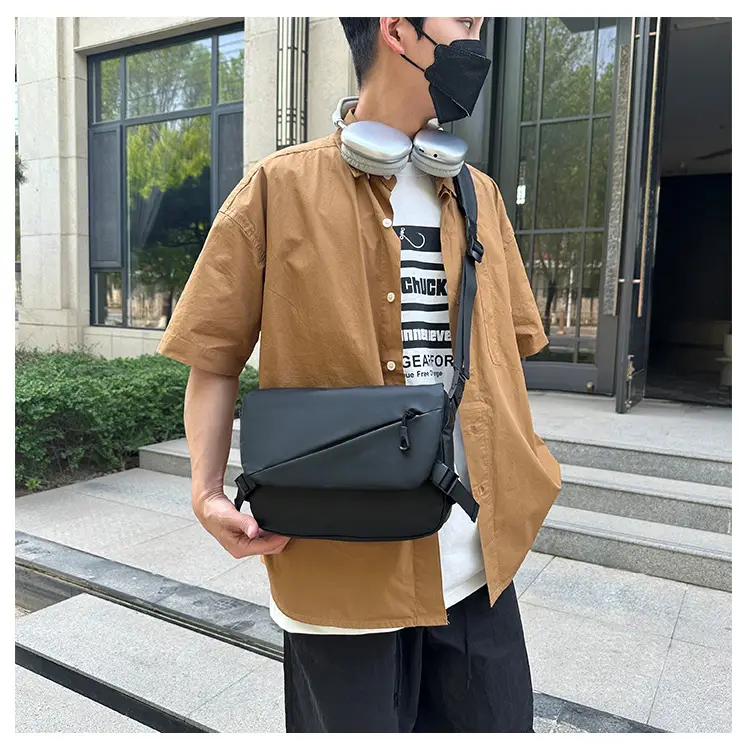 Flip Men's Grey Satchel Crossbody Bag 2024 — feature 26