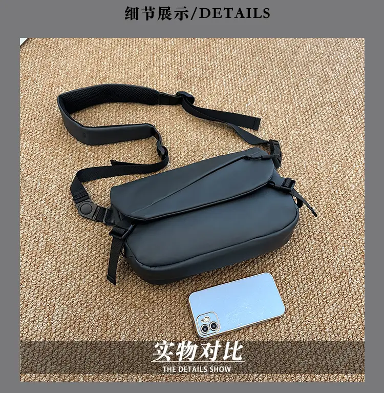 Flip Men's Grey Satchel Crossbody Bag 2024 — feature 4