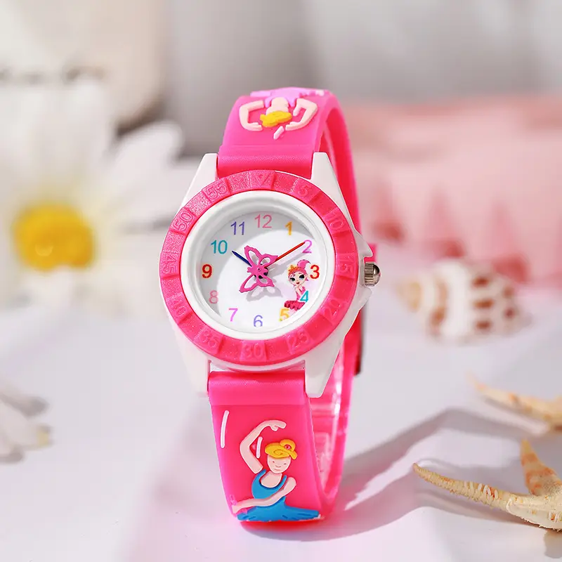Purple Butterfly Cartoon Quartz Watch for Girls - Image 6