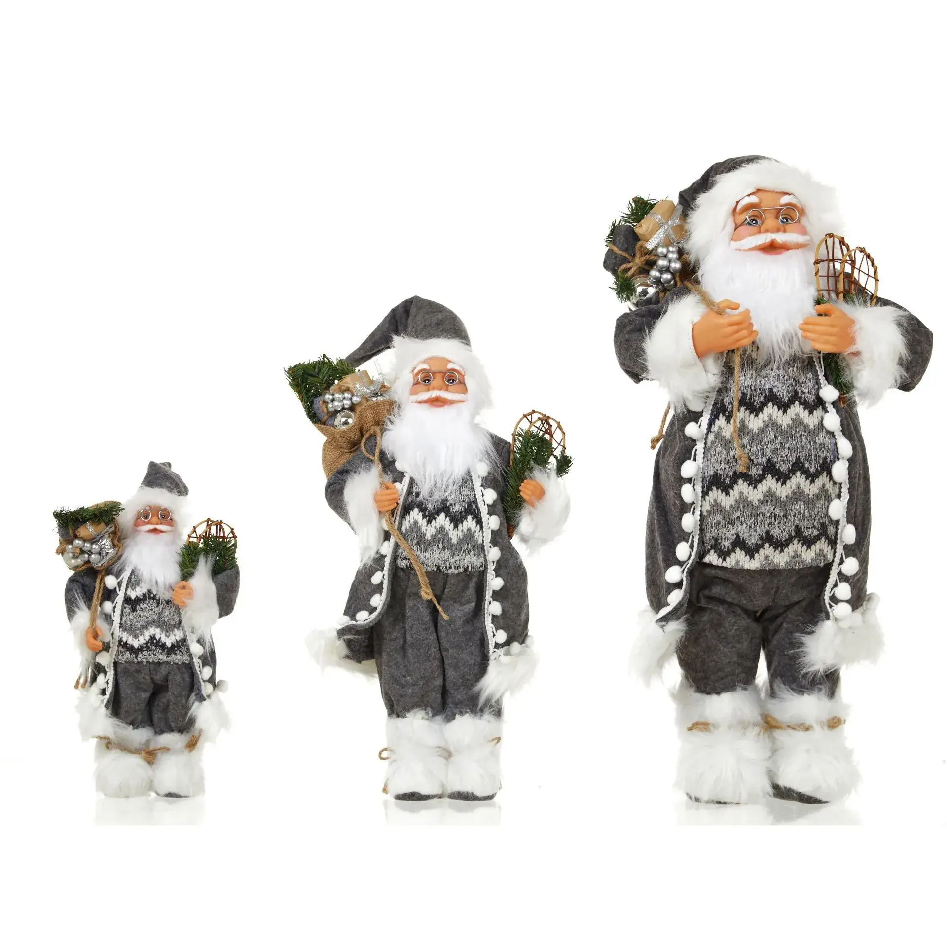 Nordic Striped Santa Claus Rudolph Christmas Doll - Image 6