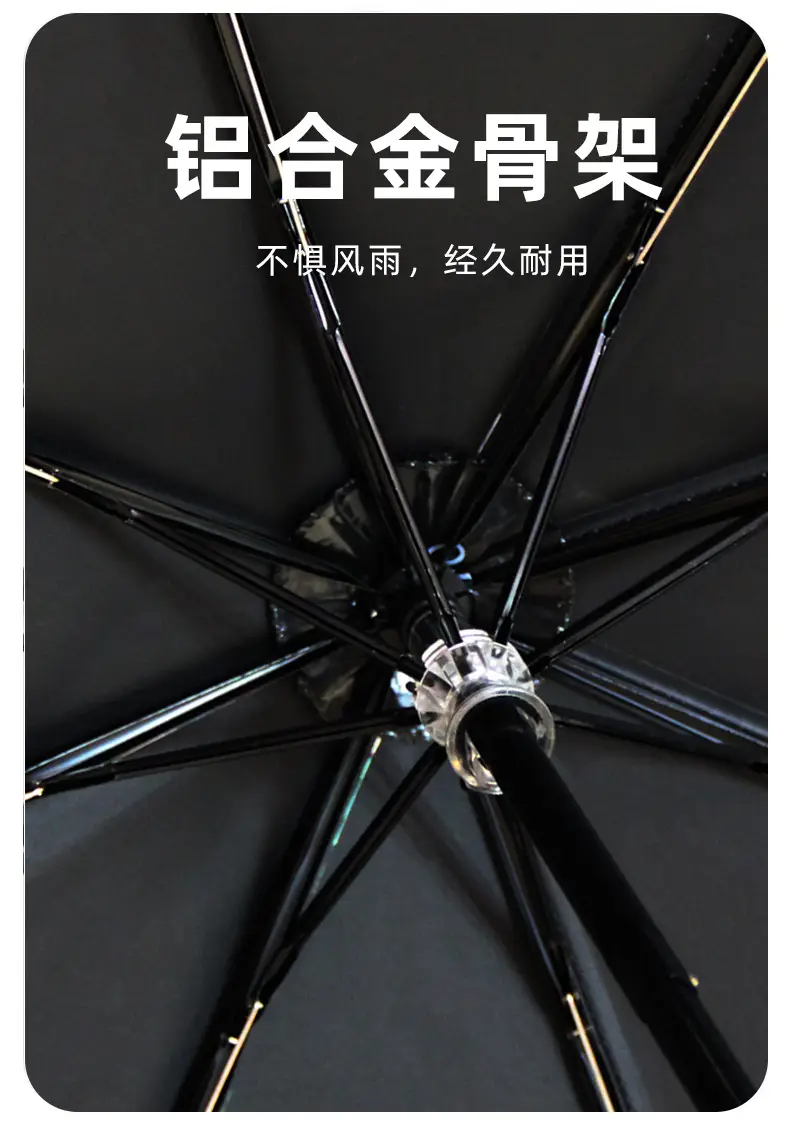 Cute Puppy Sunscreen Umbrella Black Glue — feature 10