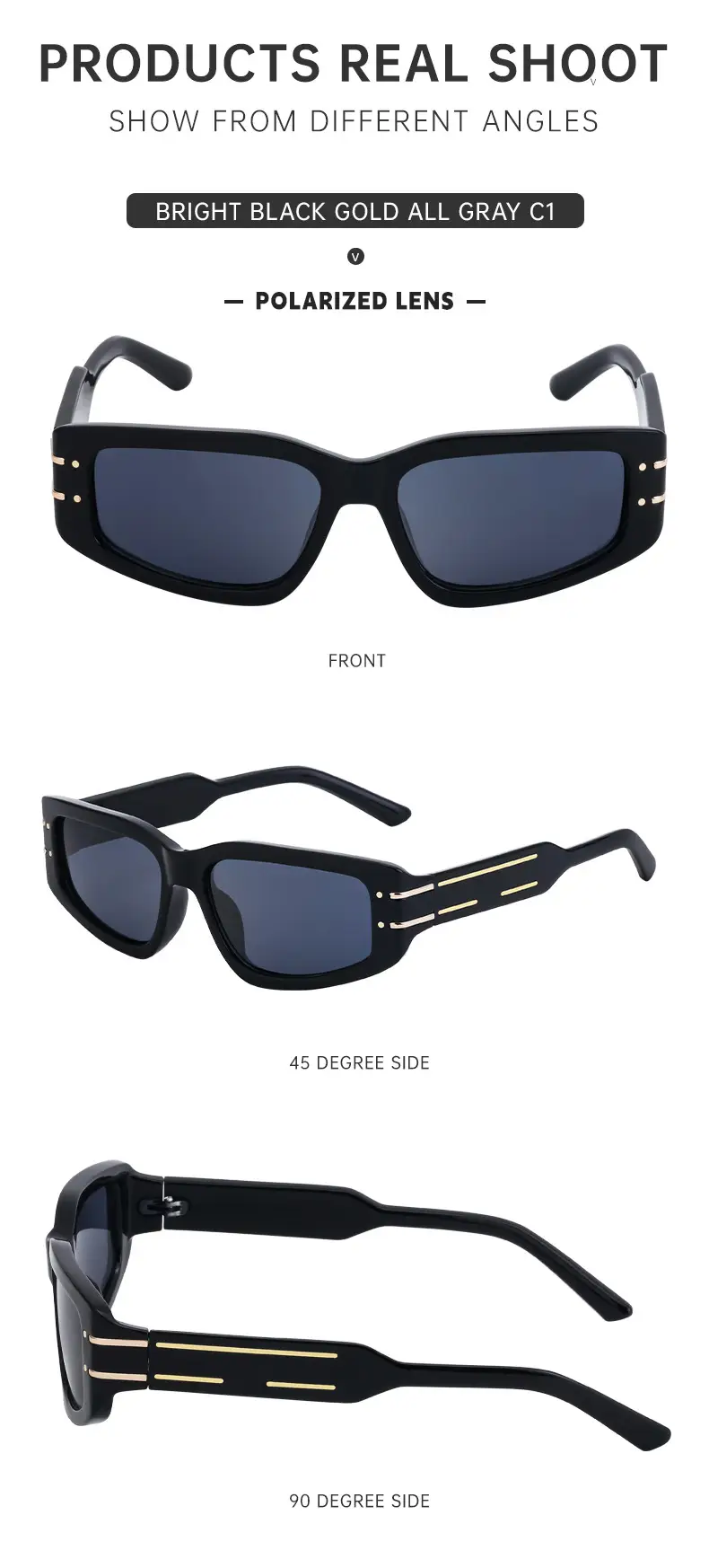 Men Polarized Sunglasses Black Anti-Glare Outdoor Driving — feature 21