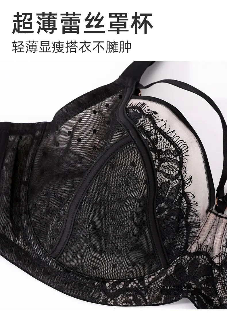 Black Lace Bra for Plus Size Women Wholesale — feature 15