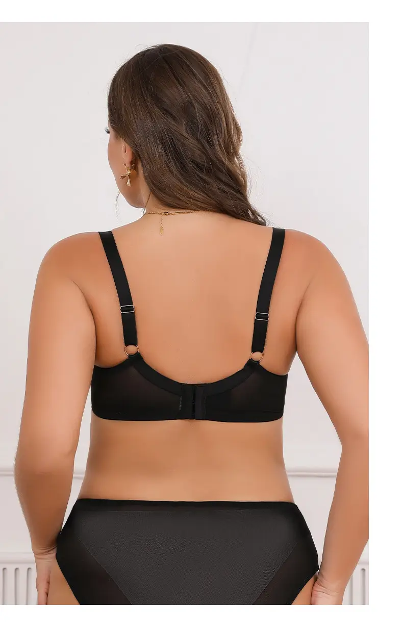 Black Lace Bra for Plus Size Women Wholesale — feature 7