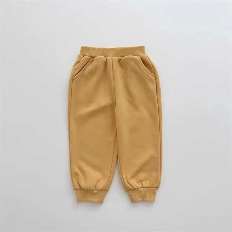 Ins Korean Style Boys and Girls Baby Cotton Macaron Sweat Pants suit Two-Piece Set for Spring and Autumn — feature 11