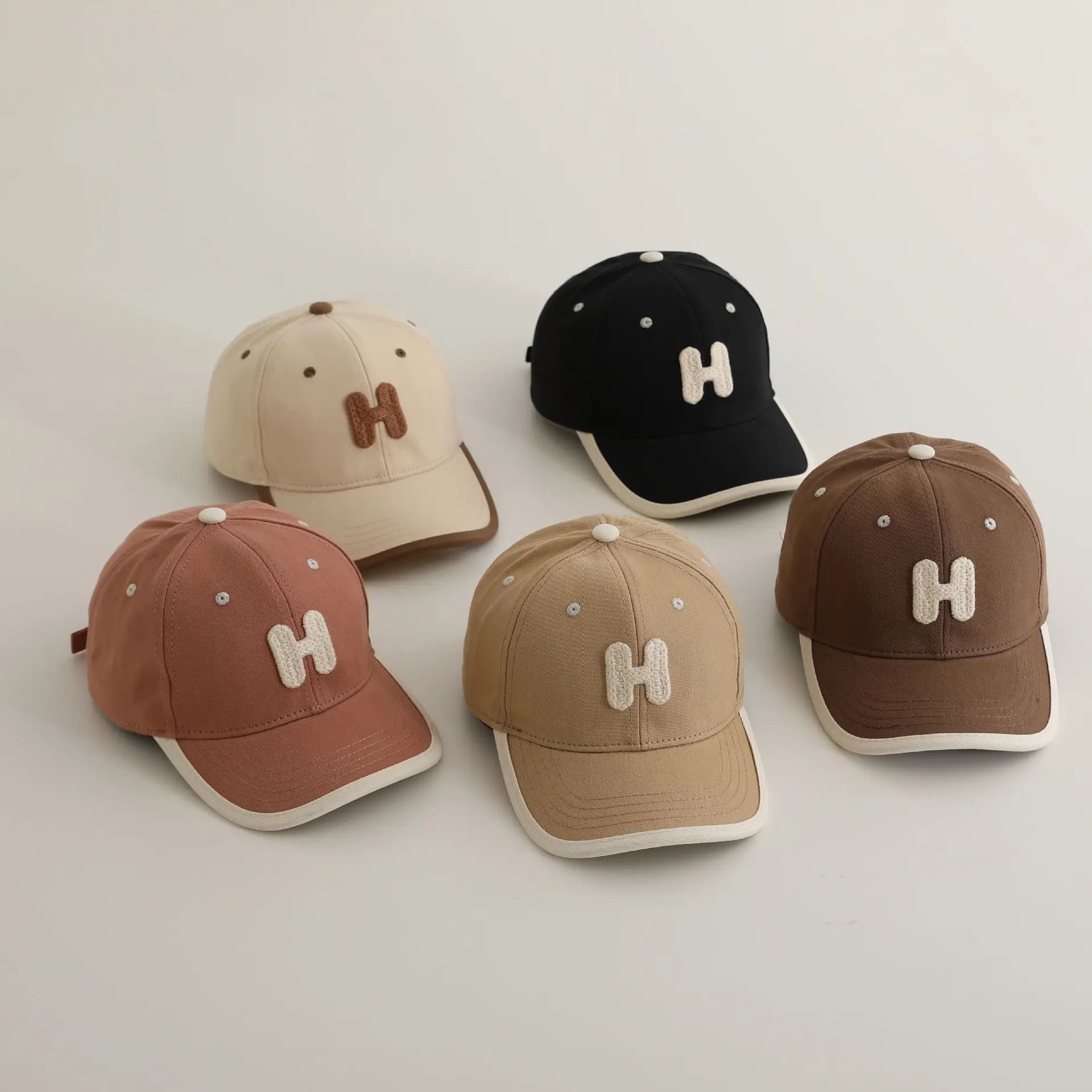 Men's Brown H Logo Baseball Cap