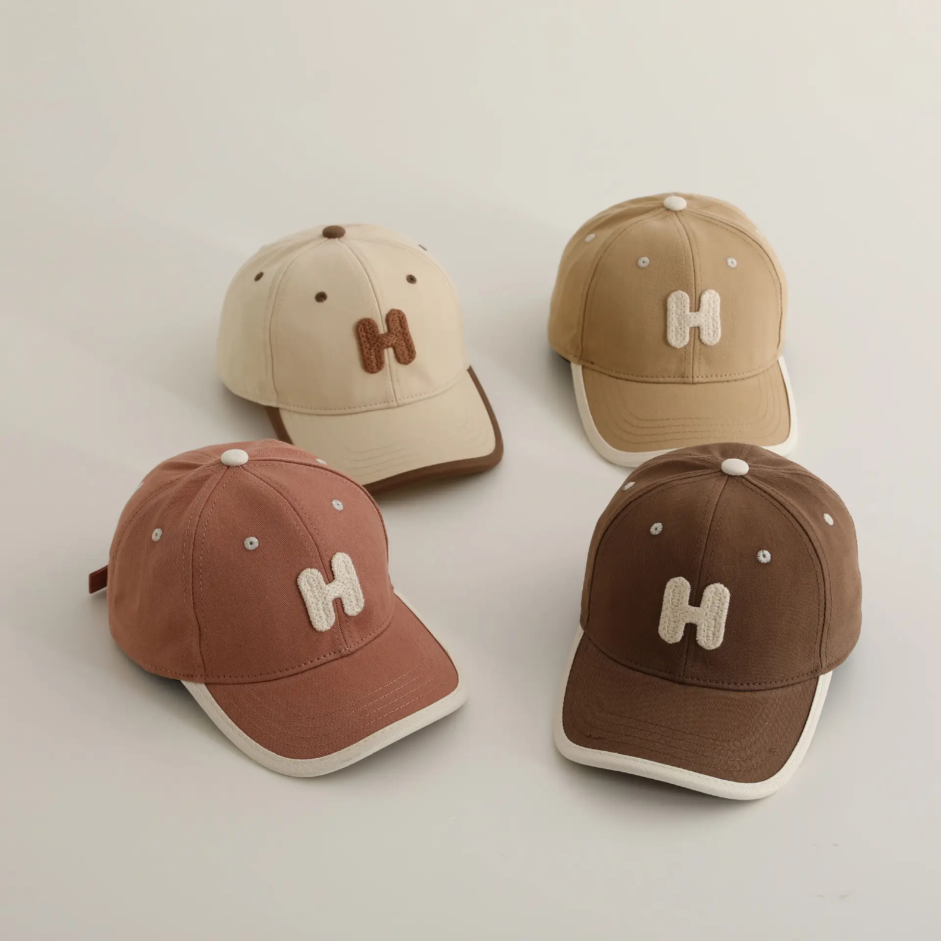 Men's Brown H Logo Baseball Cap