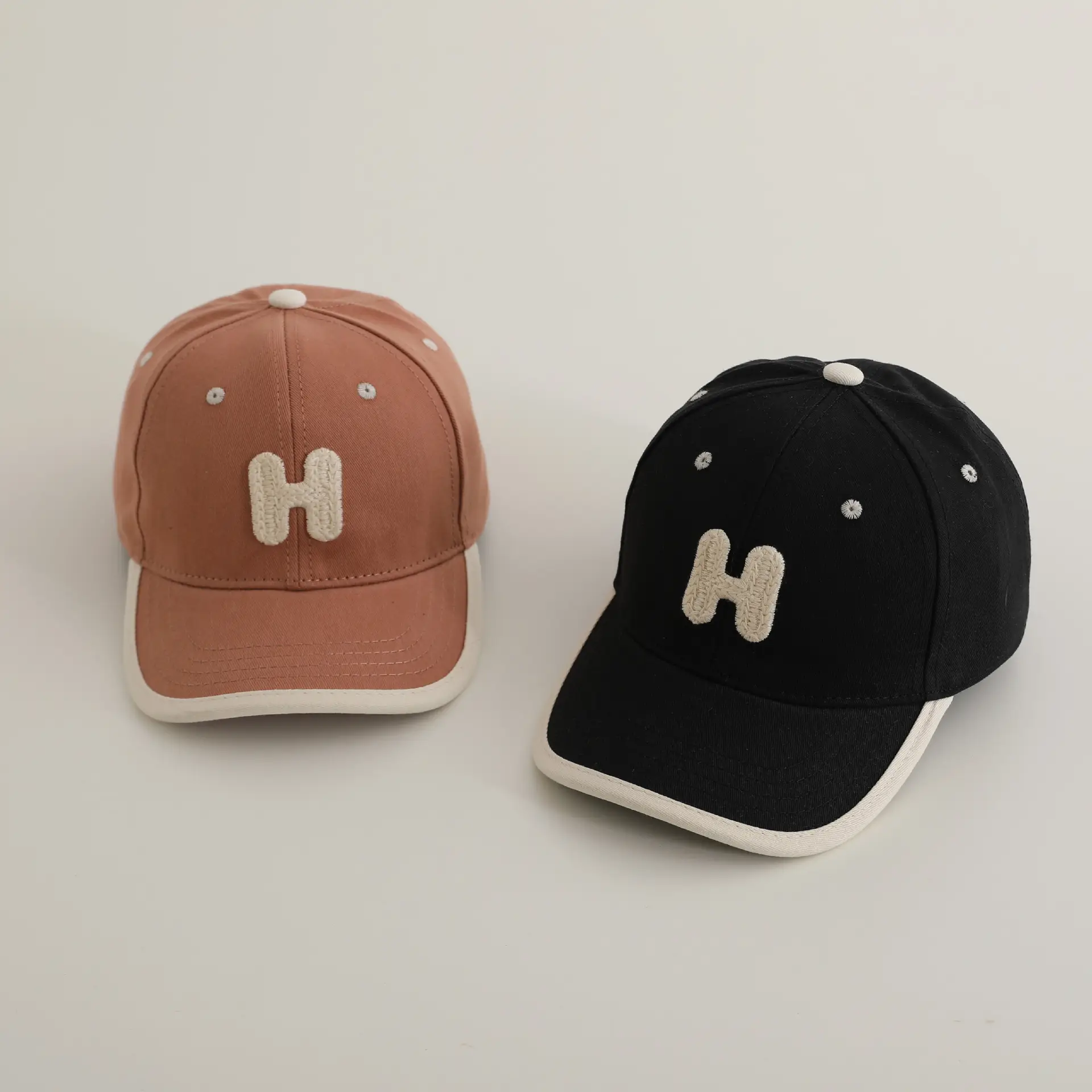 Men's Brown H Logo Baseball Cap