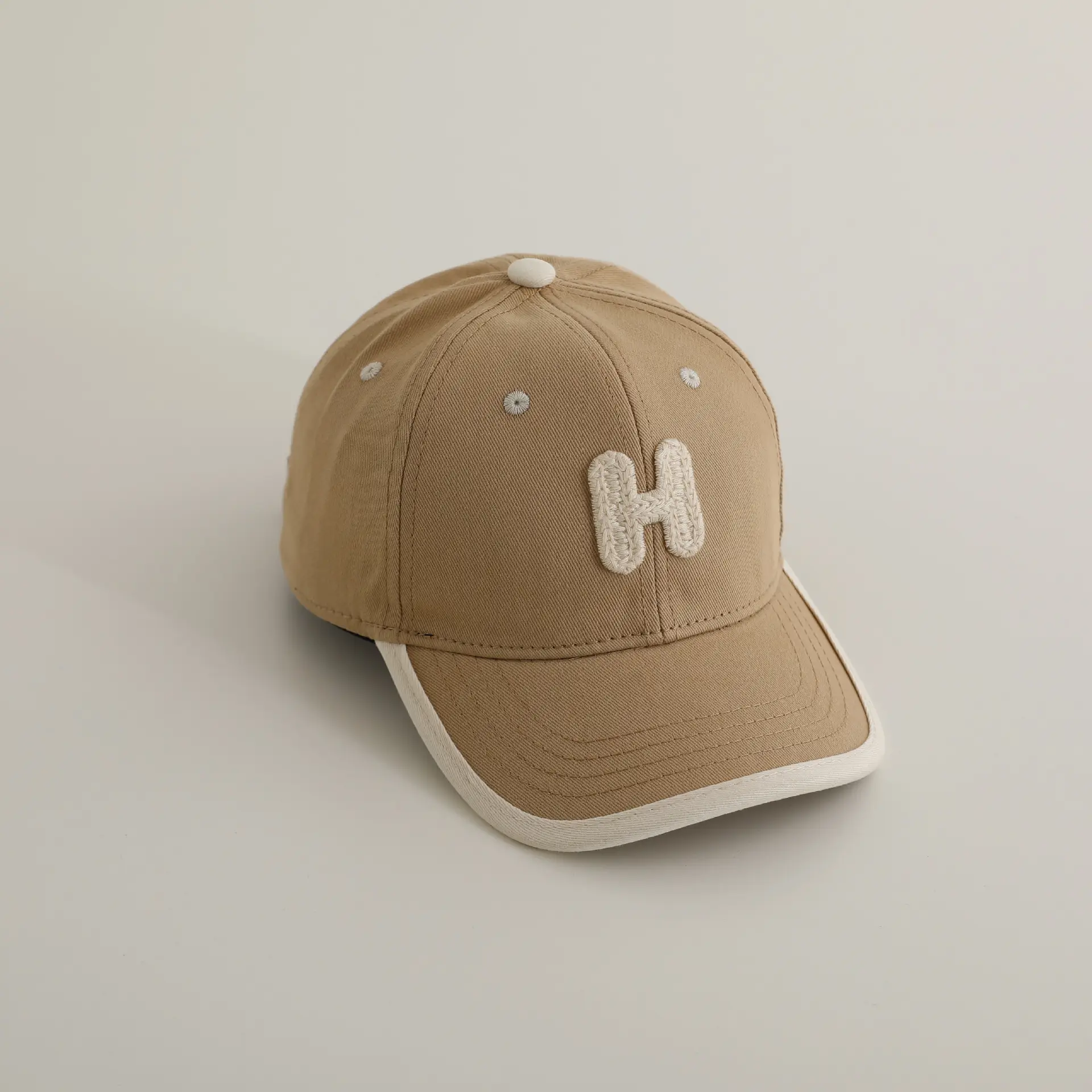 Men's Brown H Logo Baseball Cap
