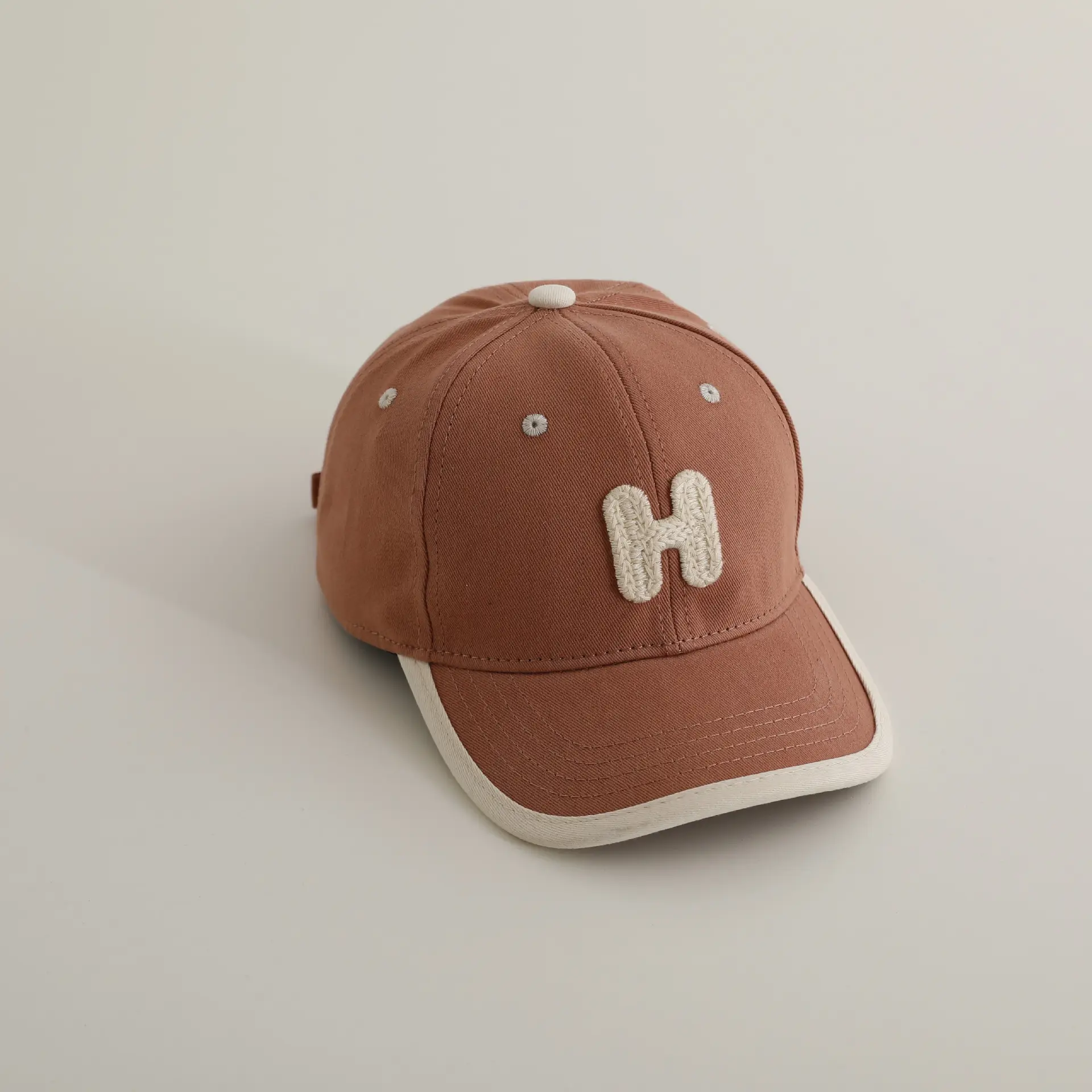 Men's Brown H Logo Baseball Cap
