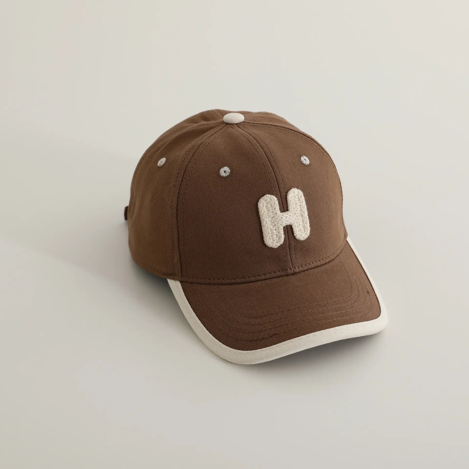 Men's Brown H Logo Baseball Cap