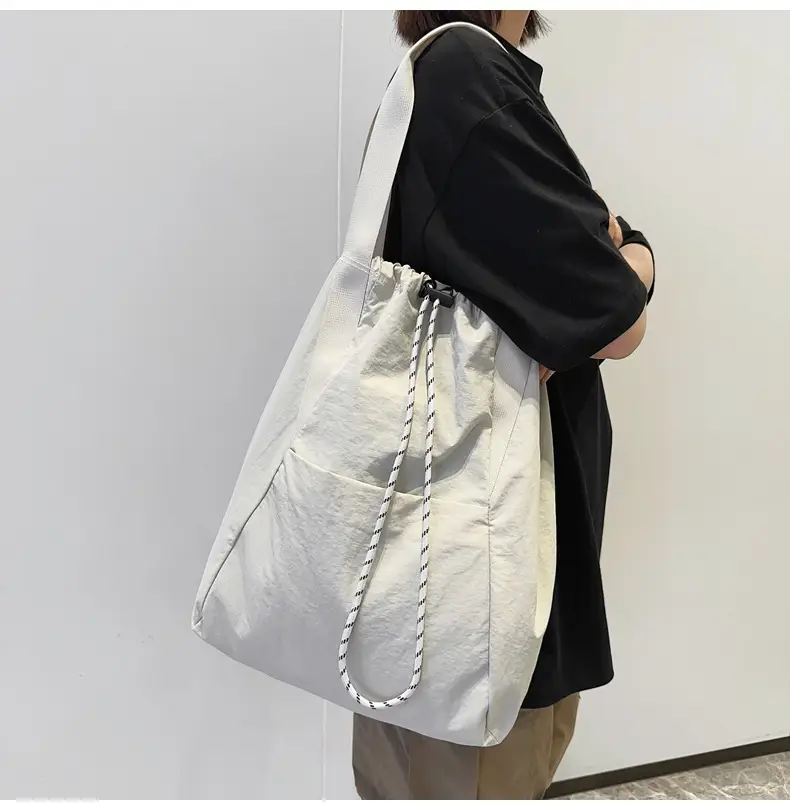 Green Drawstring Casual Backpack for Women Men — feature 11