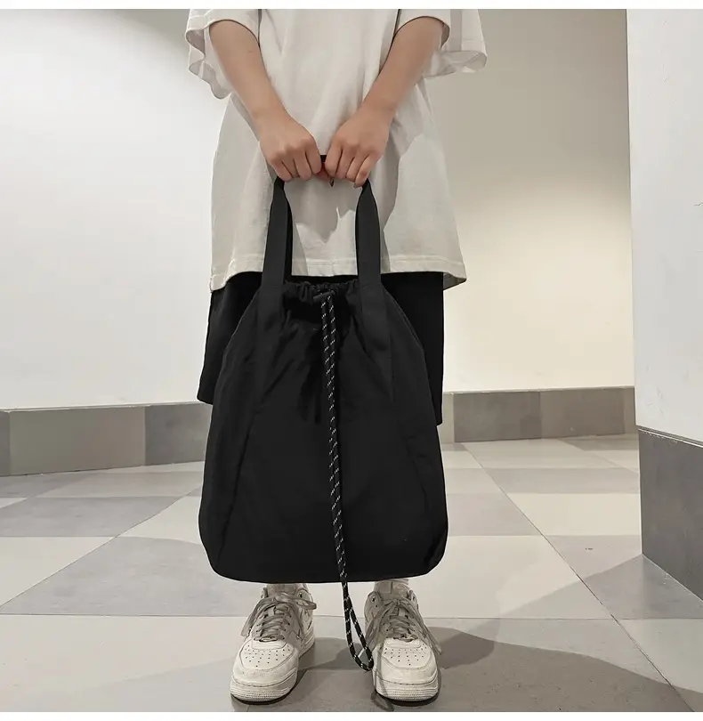 Green Drawstring Casual Backpack for Women Men — feature 17