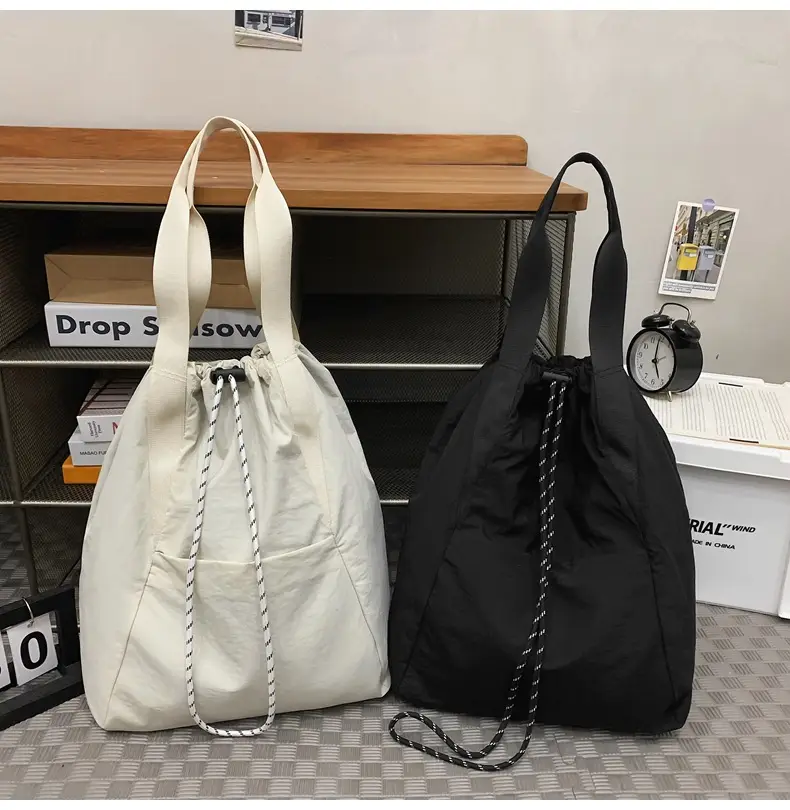 Green Drawstring Casual Backpack for Women Men — feature 27