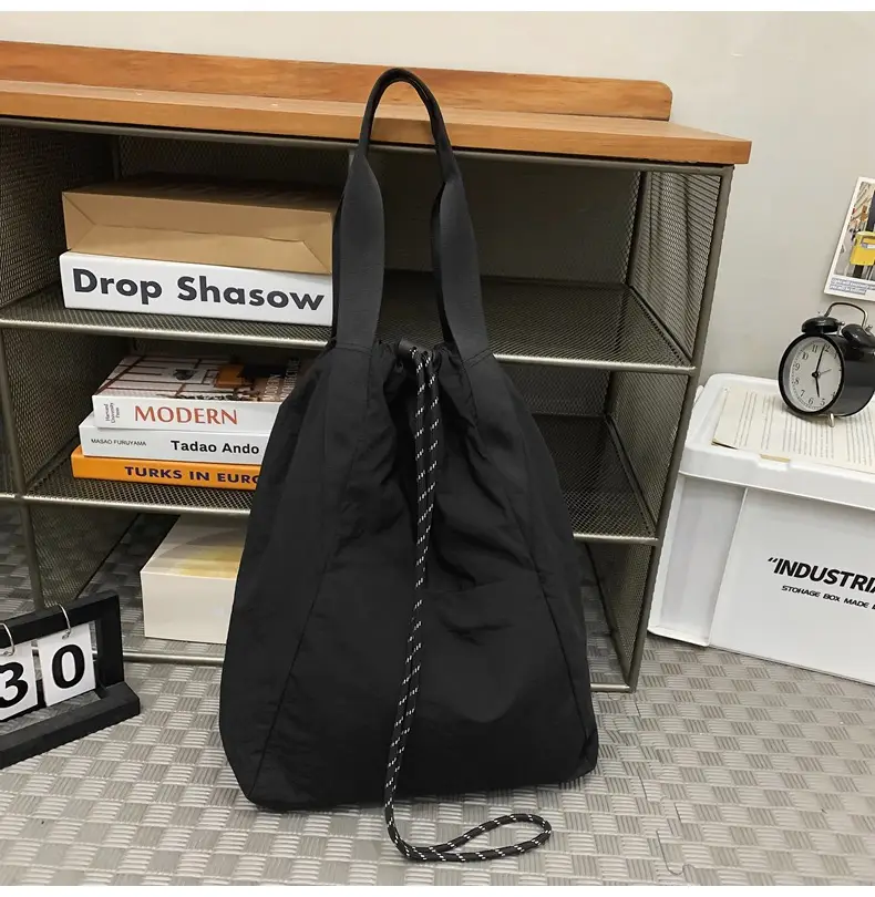 Green Drawstring Casual Backpack for Women Men — feature 28