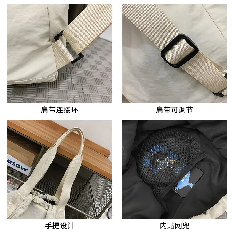 Green Drawstring Casual Backpack for Women Men — feature 38