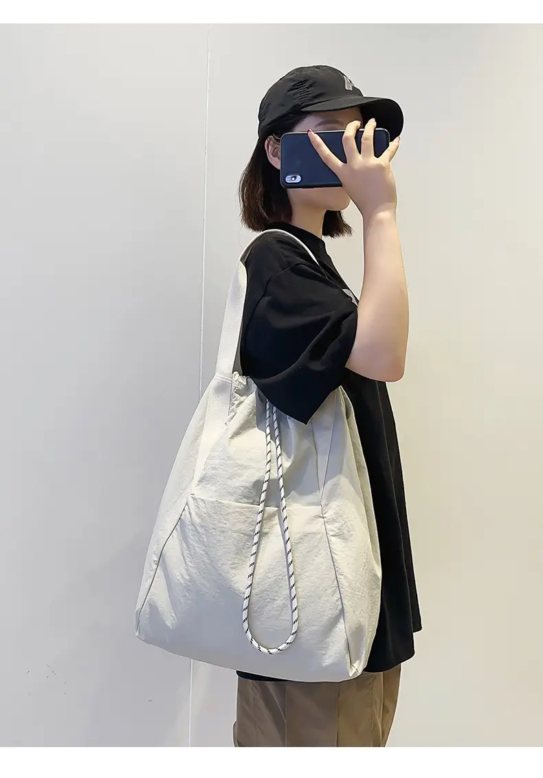 Green Drawstring Casual Backpack for Women Men — feature 8