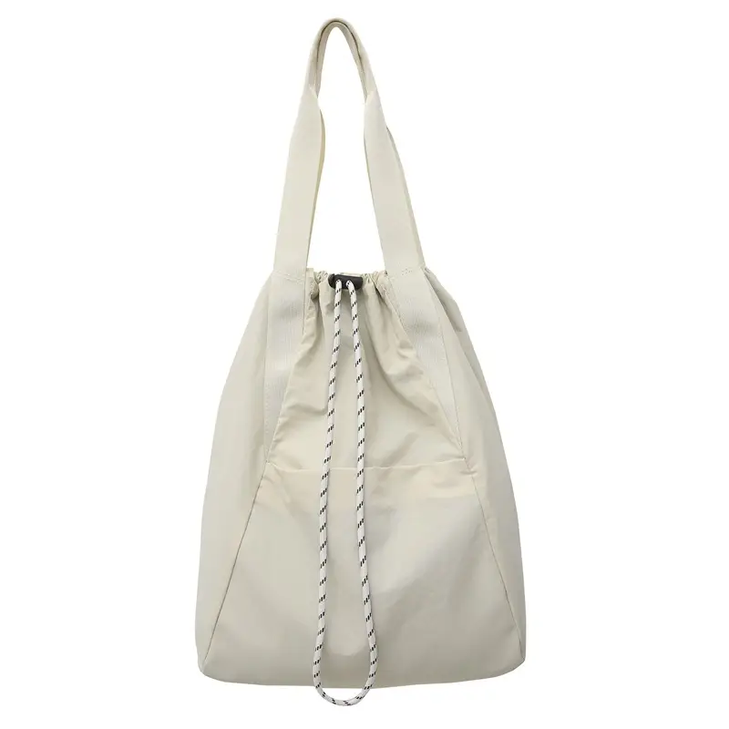 Green Drawstring Casual Backpack for Women Men