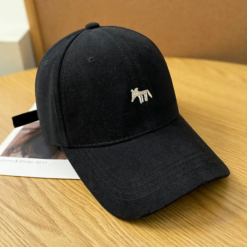 Men's Brown K Letter Embroidered Baseball Cap - Image 4