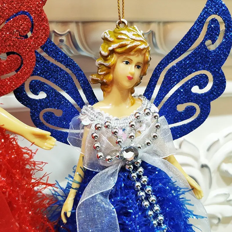 Three-Dimensional Angel Lace Pendant for Christmas Tree Decor — feature 13