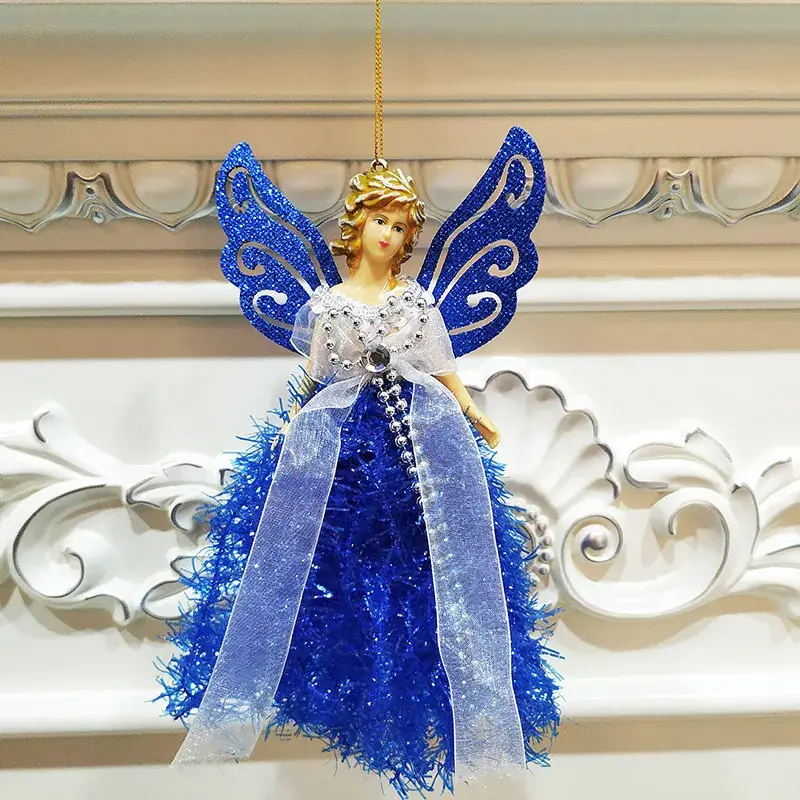 Three-Dimensional Angel Lace Pendant for Christmas Tree Decor - Image 4