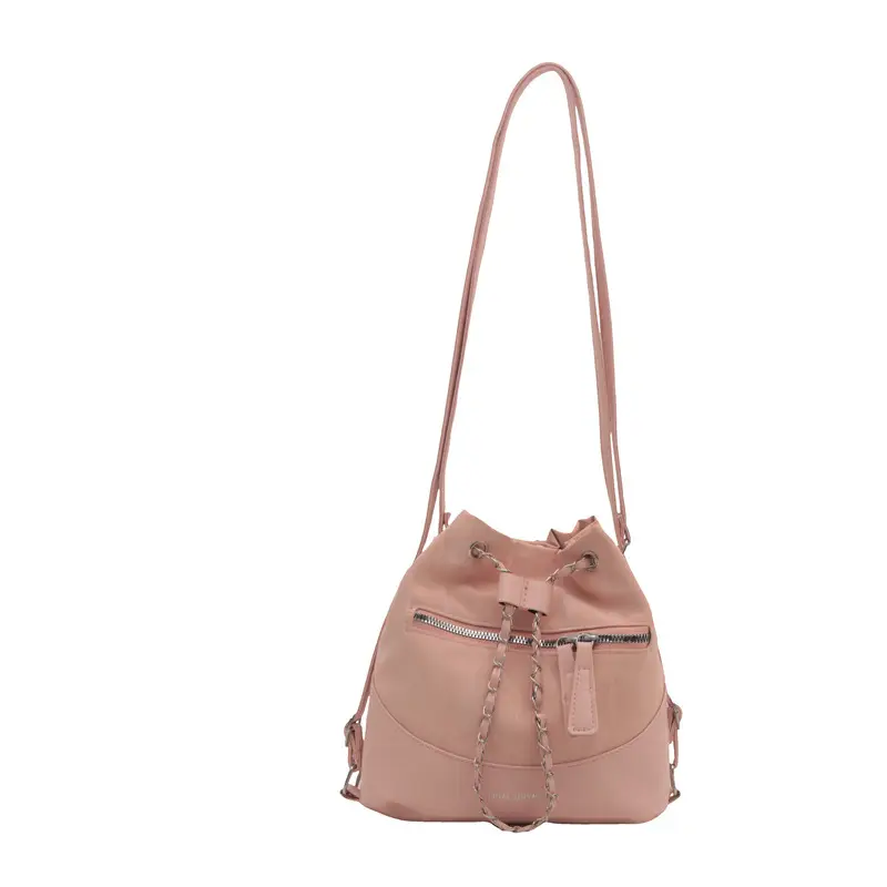 Women's Texeled Bucket Bag Blue 2024 Summer - Image 10