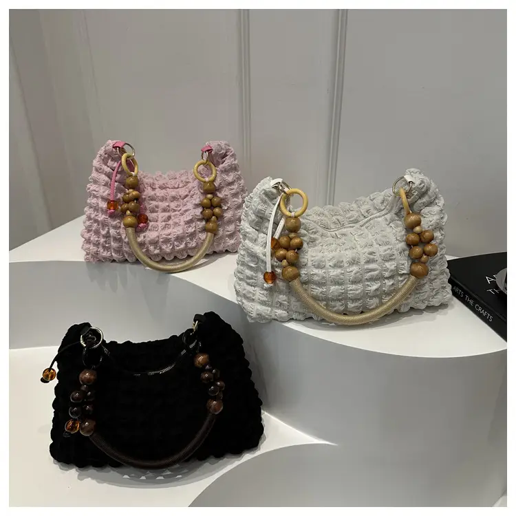 Pink Bubble Shoulder Bag for Girls 2024 - Image 4