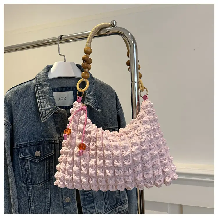Pink Bubble Shoulder Bag for Girls 2024 - Image 3
