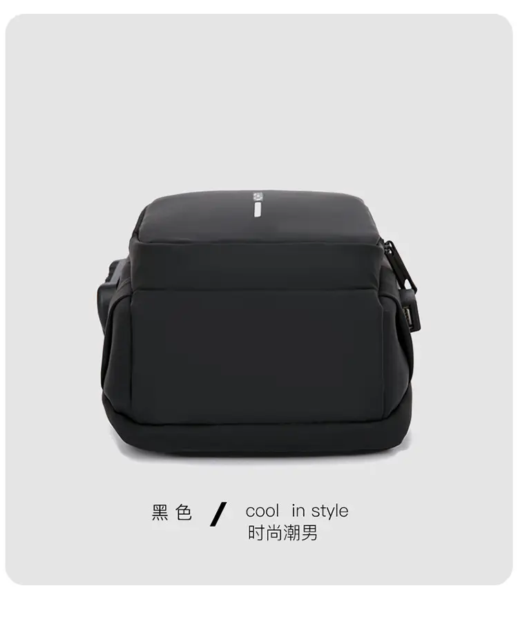 Men's Anti-Theft Crossbody Bag Blue Brown — feature 32