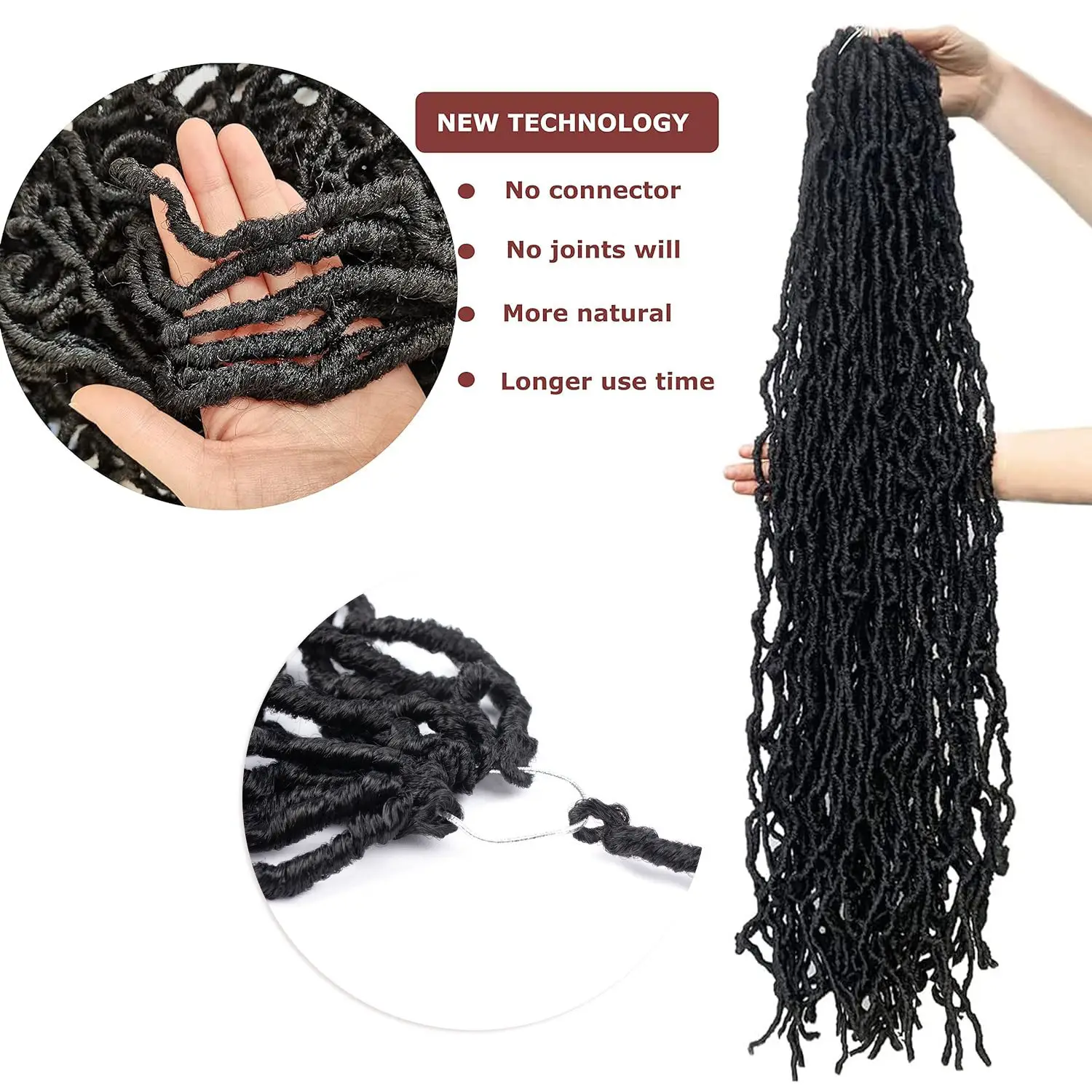 Earthworm Crochet Hair 14x18 Inch 120g/145g - Image 17
