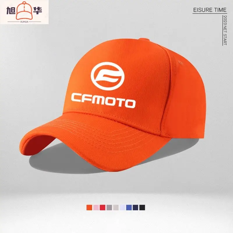 Men's White Cfmoto Cycling Cap with Durable E-Connect - Image 15