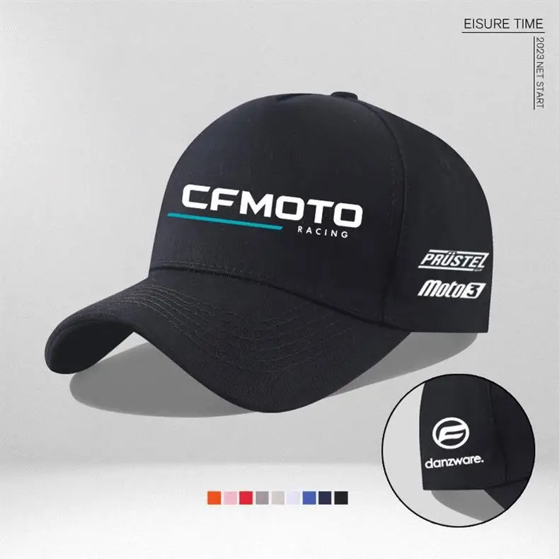 Men's White Cfmoto Cycling Cap with Durable E-Connect — feature 9