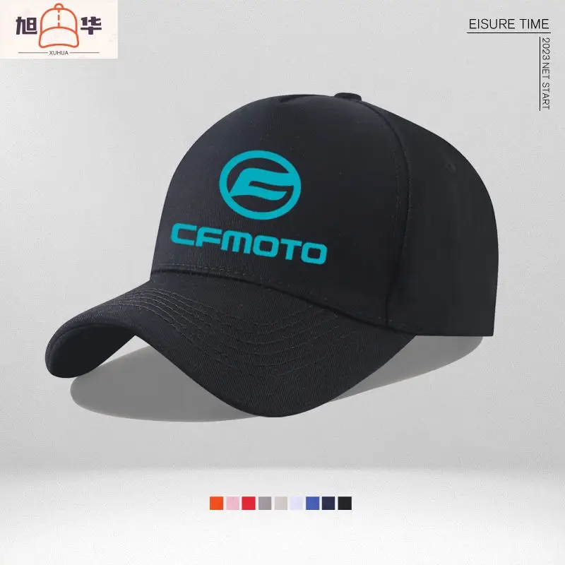 Men's White Cfmoto Cycling Cap with Durable E-Connect - Image 13