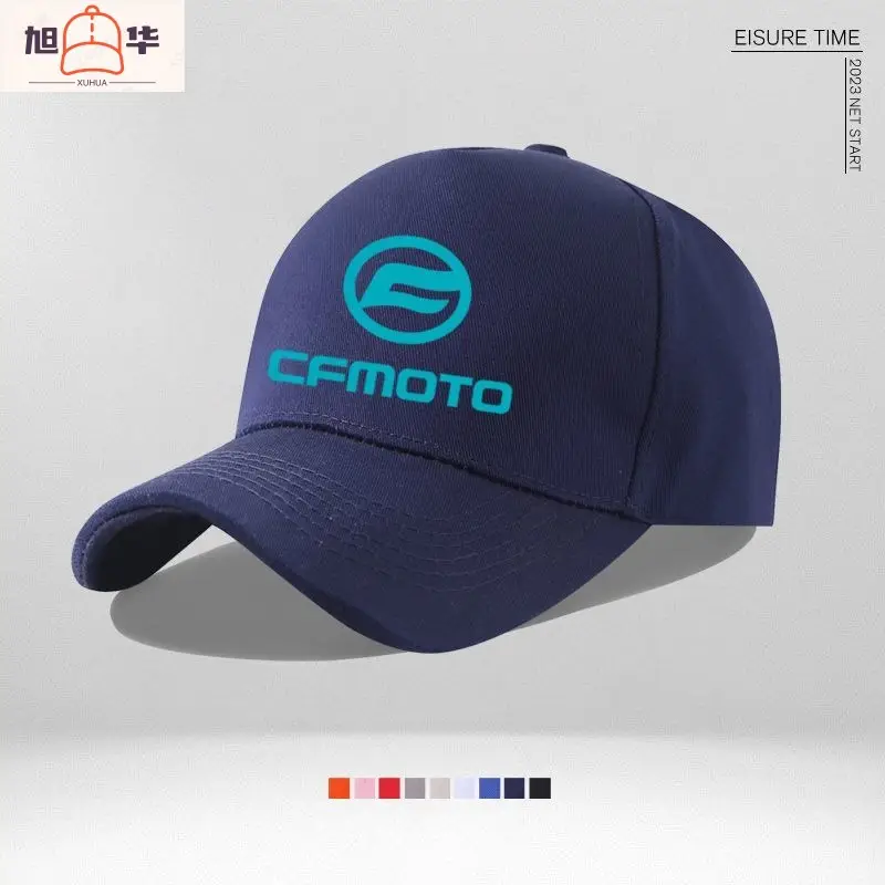 Men's White Cfmoto Cycling Cap with Durable E-Connect - Image 7