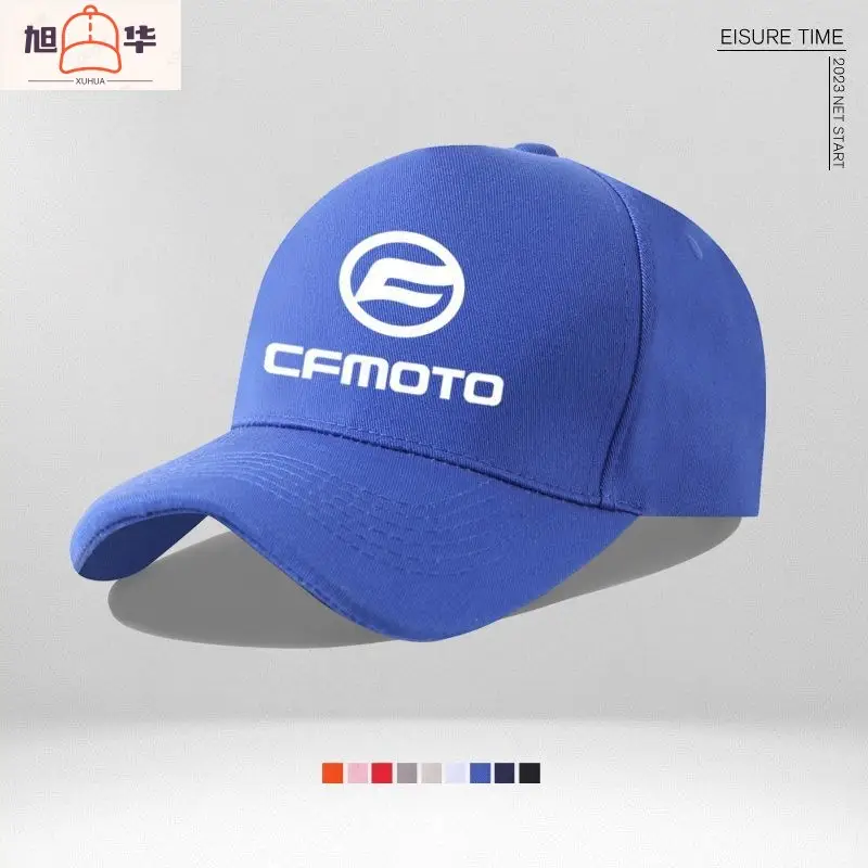 Men's White Cfmoto Cycling Cap with Durable E-Connect - Image 9