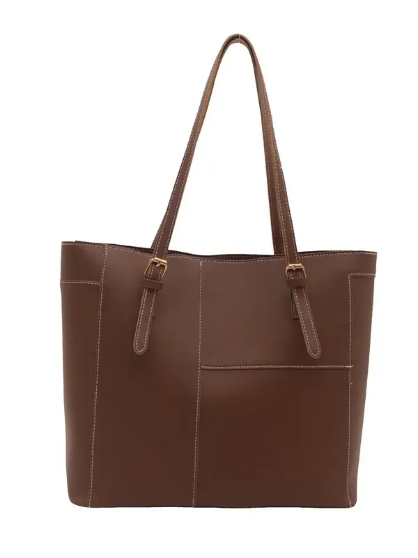 Vintage Tote Bag 2024 New Work Fashion Commuter Bag High-grade Shoulder All-match Large Capacity Handbag - Image 9