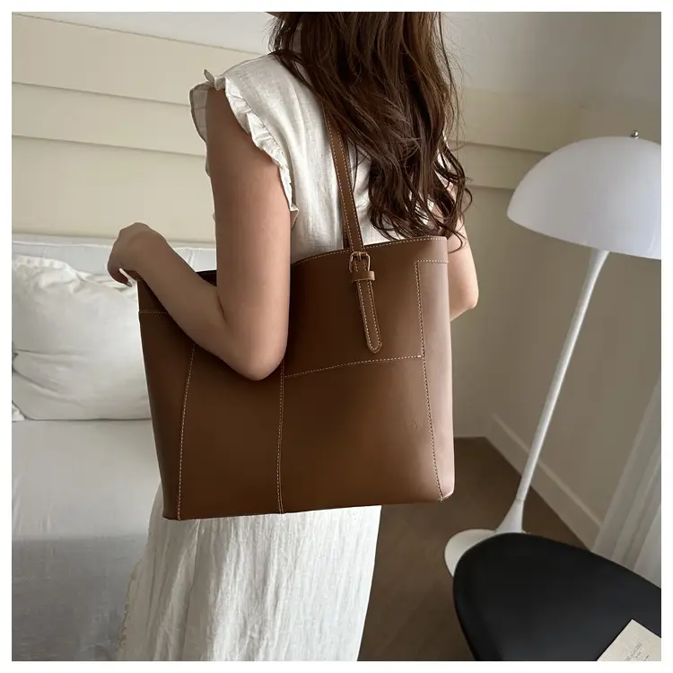 Vintage Tote Bag 2024 New Work Fashion Commuter Bag High-grade Shoulder All-match Large Capacity Handbag — feature 10