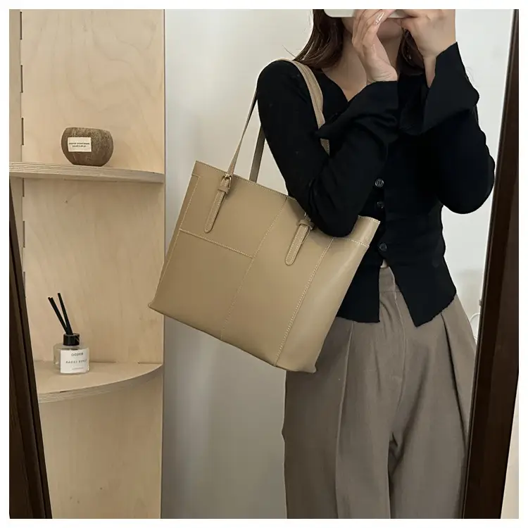 Vintage Tote Bag 2024 New Work Fashion Commuter Bag High-grade Shoulder All-match Large Capacity Handbag — feature 17