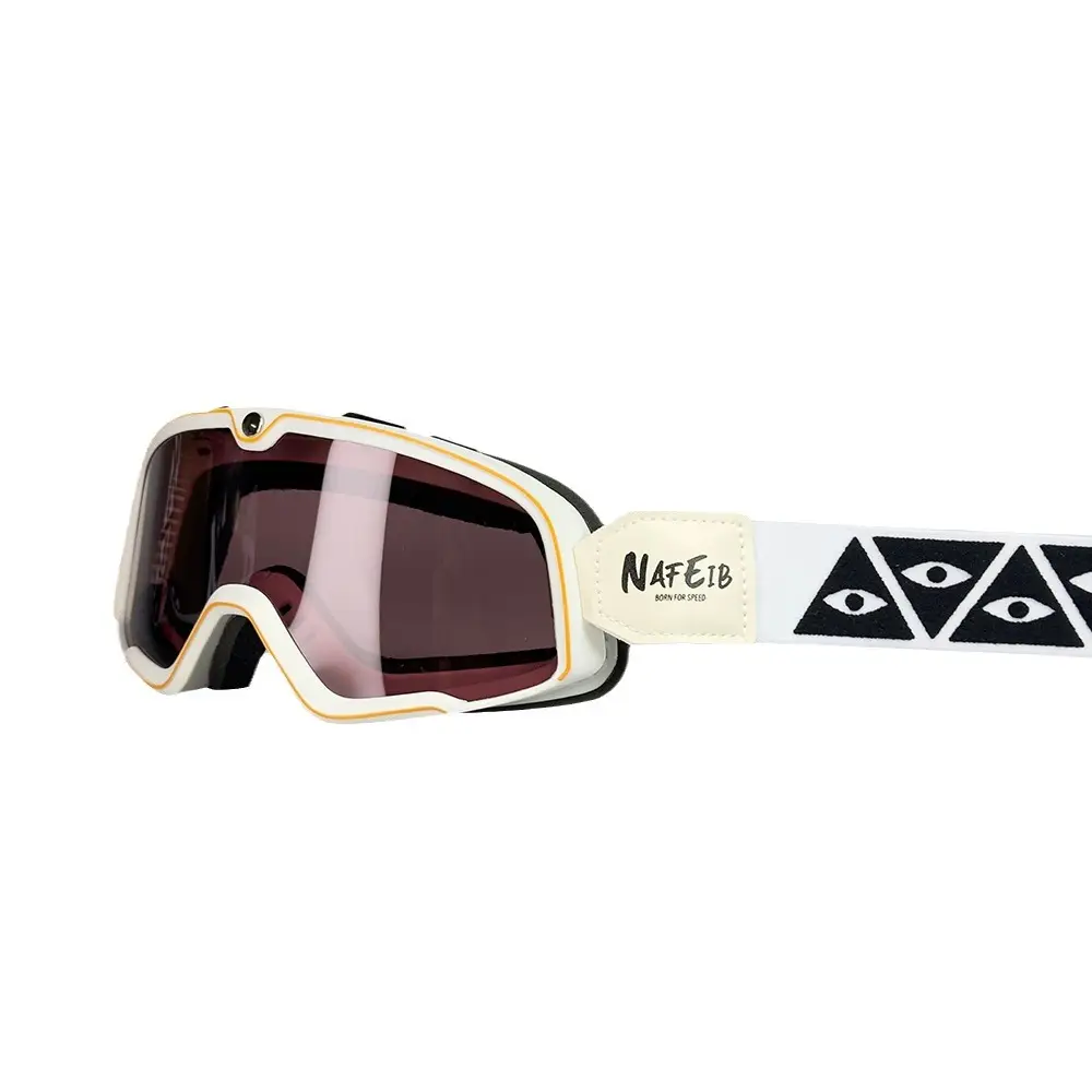 Men's Windproof Cycling Goggles with Checkered Strap