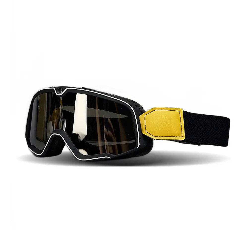 Men's Windproof Cycling Goggles with Checkered Strap