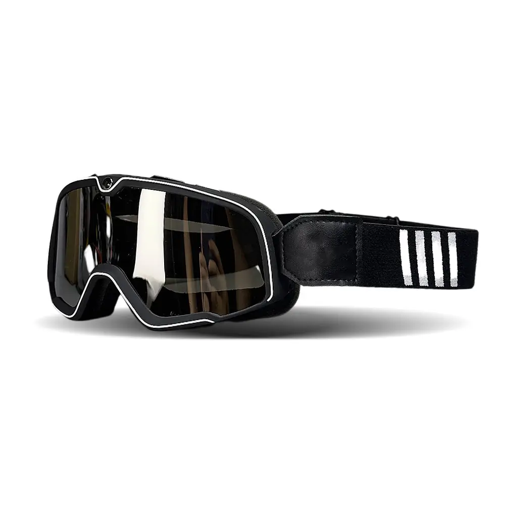 Men's Windproof Cycling Goggles with Checkered Strap