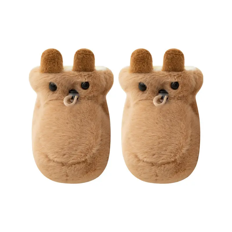 Baby Furry Toddler Shoes with Lambswool Soles
