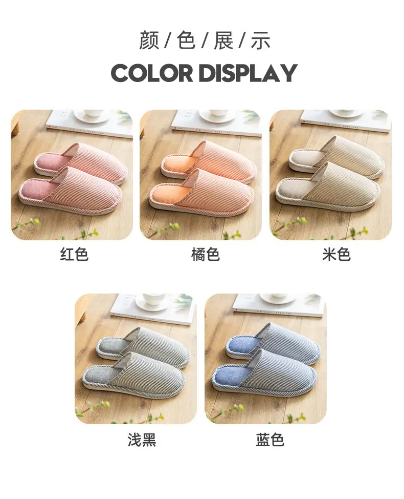 Women Cotton Slip-On Socks Pink Non-Slip Indoor — feature 10