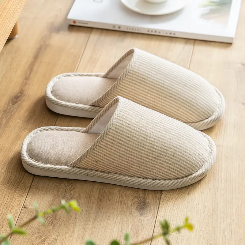 Women Cotton Slip-On Socks Pink Non-Slip Indoor - Image 3