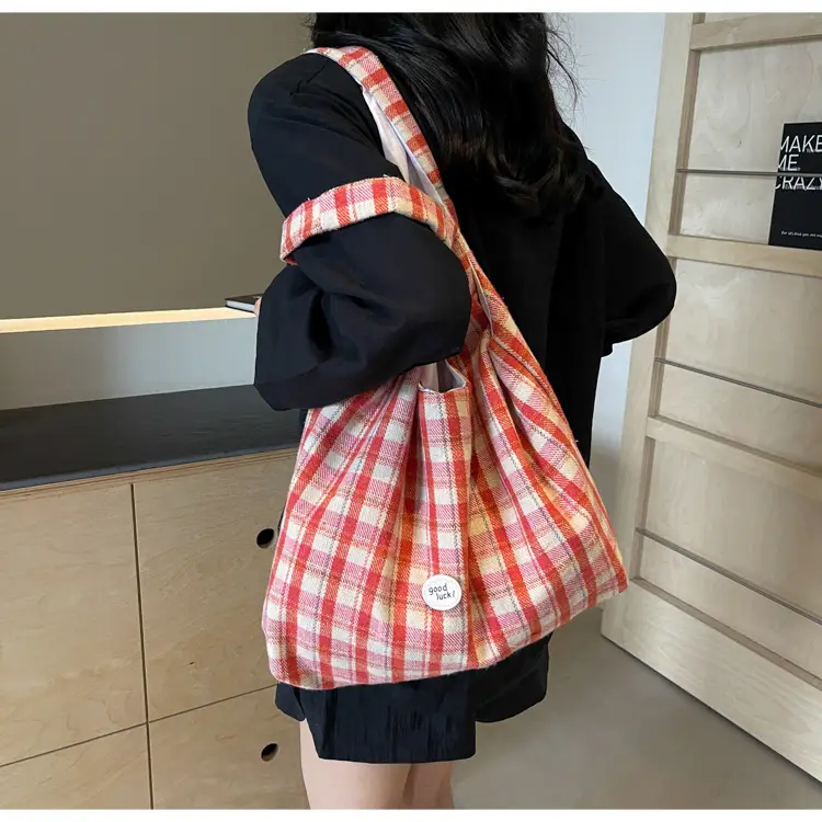 Red Plaid Shoulder Bag for Women 2026 — feature 14