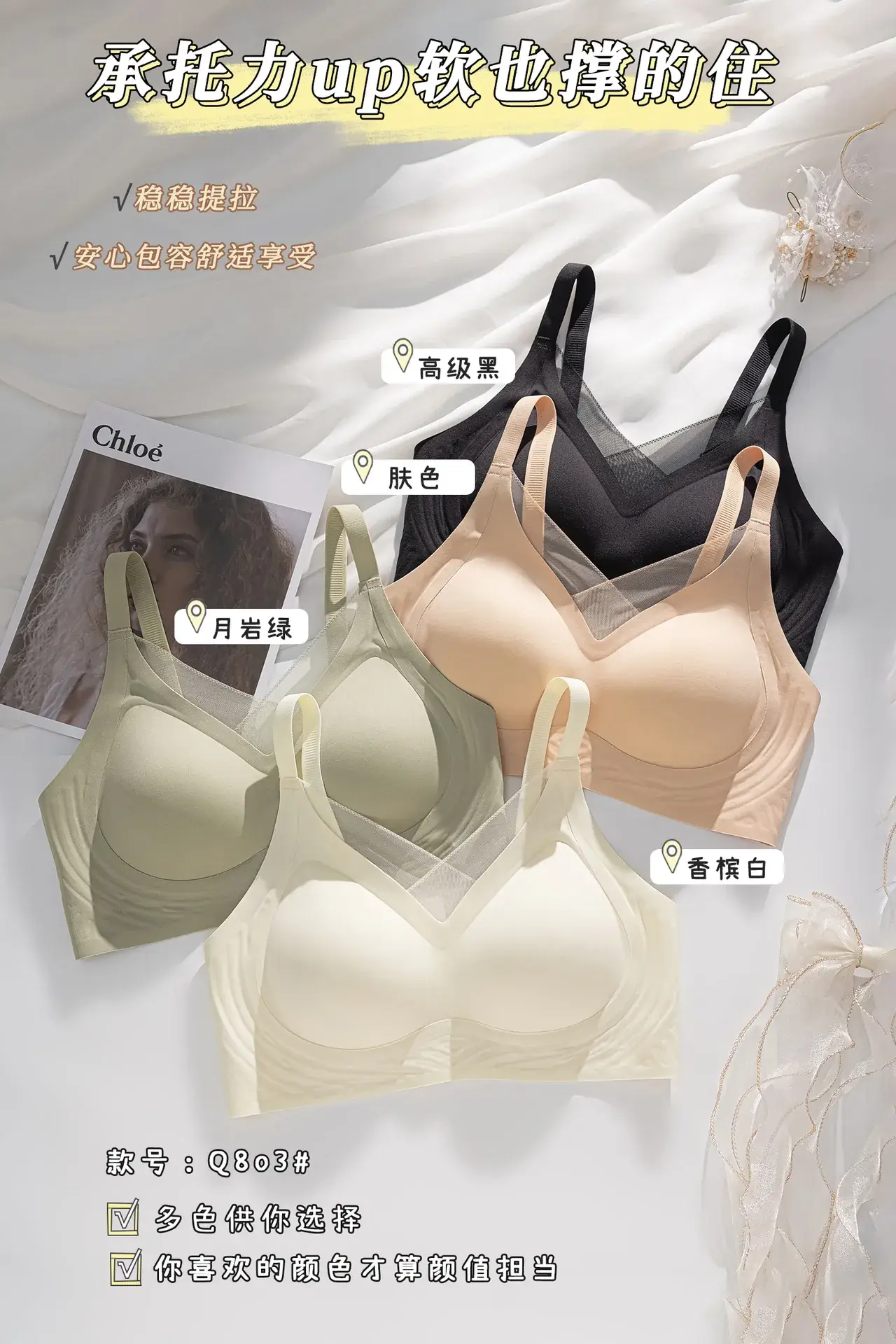 Jelly Gel Push-Up Bra for Women Big Chest Small Plus — feature 2